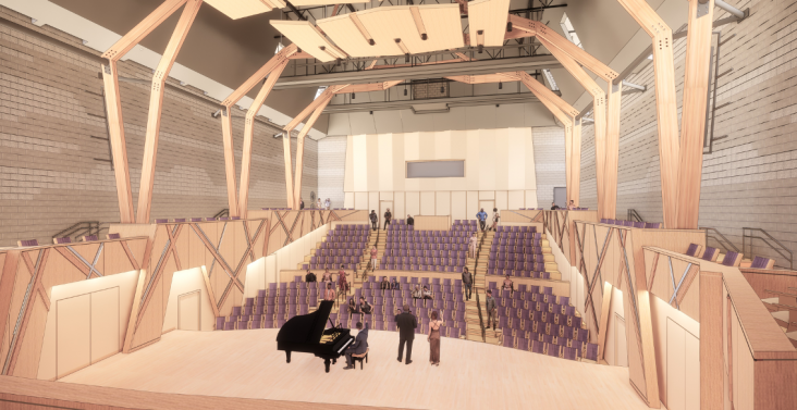 UCA Performing Arts Center rendering